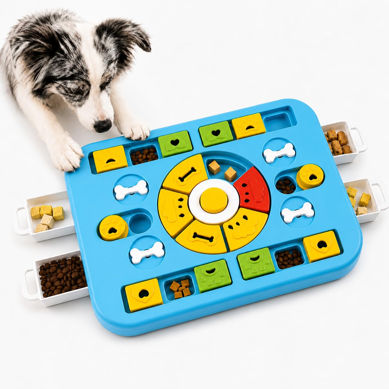 Interactive Dog Puzzle Toy – Treat Dispenser & Slow Feeder