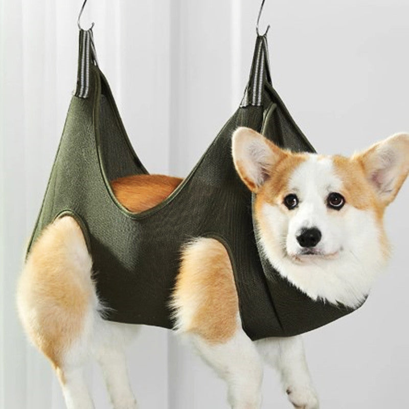 Pet Grooming Hammock – Nail Trimming & Grooming Restraint Sling for Dogs & Cats