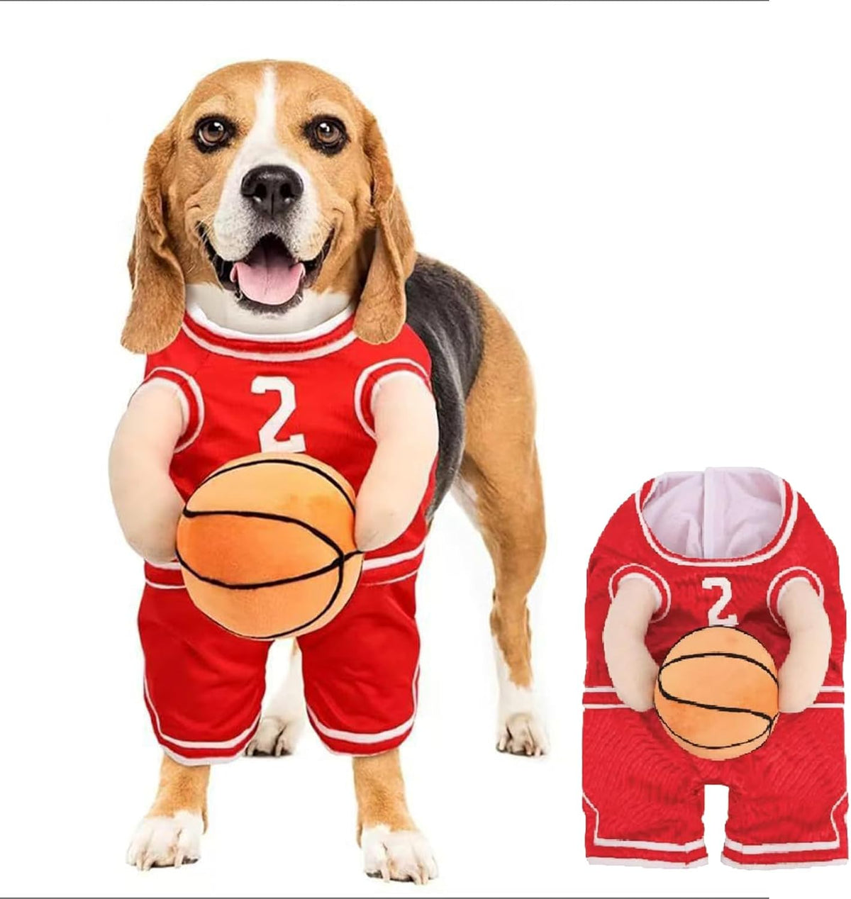 Dog Basketball Player Costume β Funny Sports Halloween Outfit