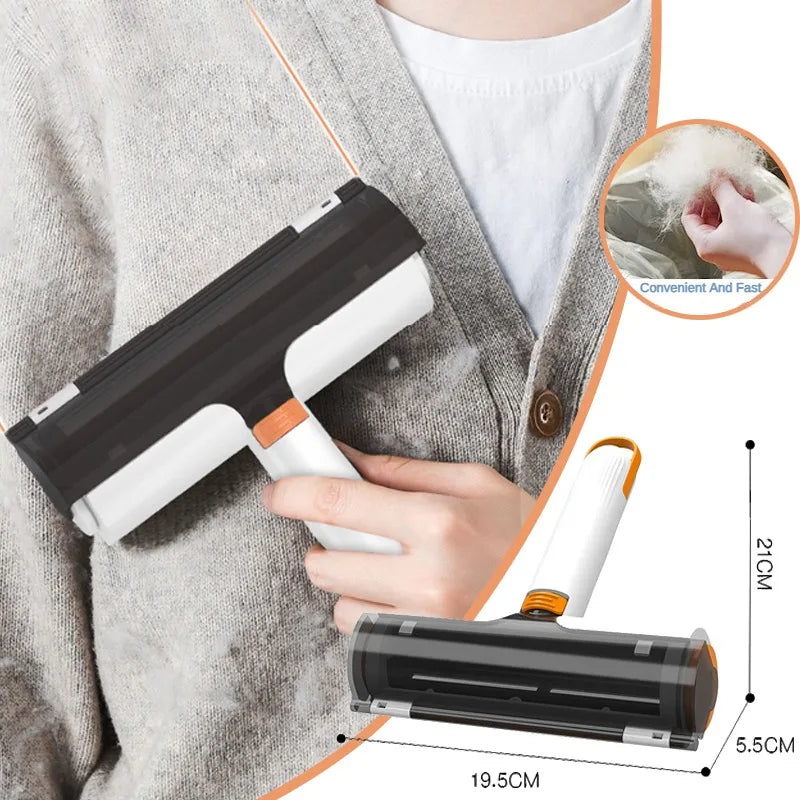 Pet Hair Remover Roller – Reusable Washable Lint & Fur Removal Brush