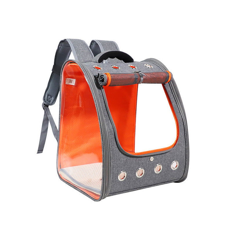 Transparent PVC Pet Backpack