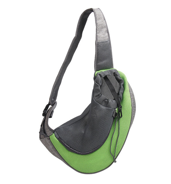 Pet Sling Carrier Bag – Breathable Mesh Travel Bag for Small Dogs & Cats