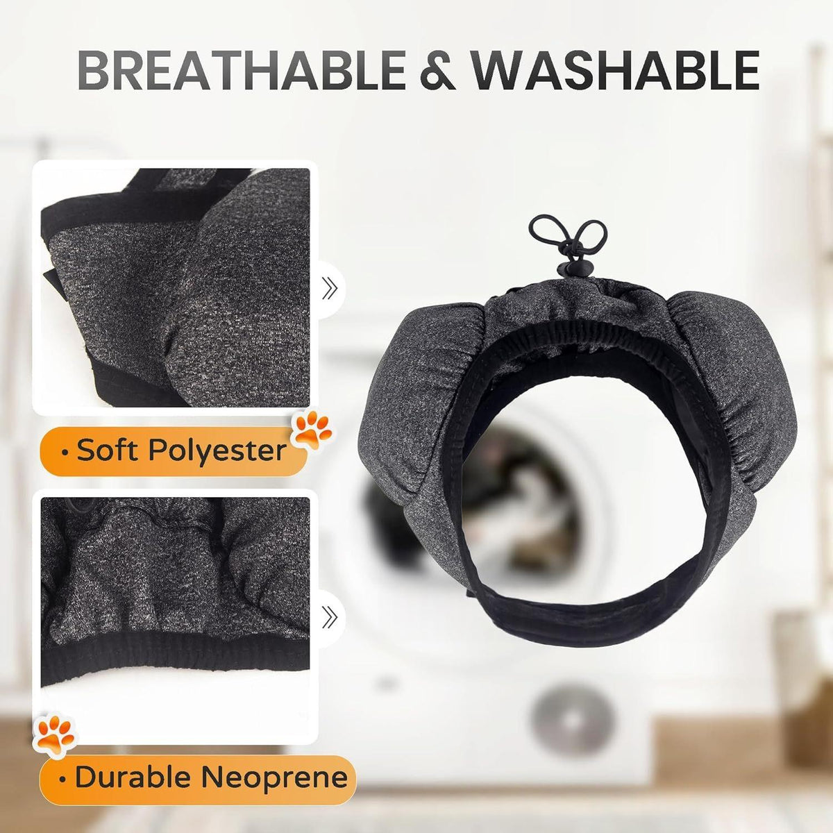 Adjustable Noise-Reducing Dog Ear Muffs – Comfortable Pet Hearing Protection