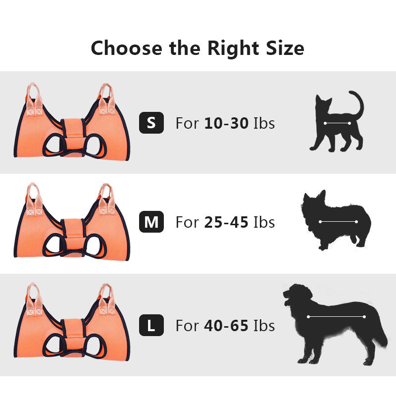 Pet Grooming Hammock – Nail Trimming & Grooming Sling for Dogs