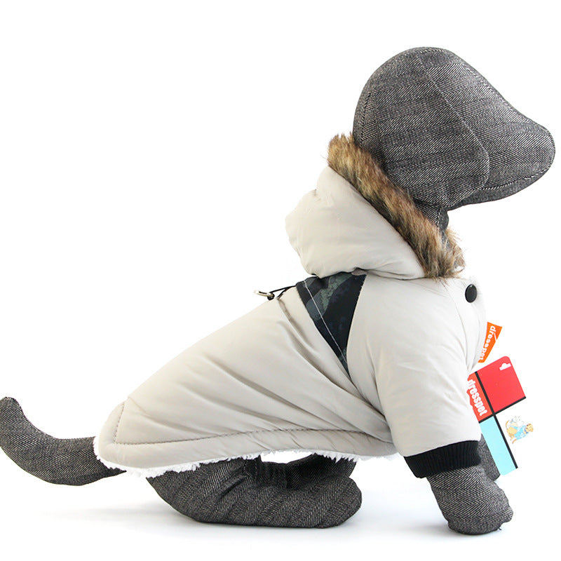 Warm Cotton Pet Coat – Cozy Winter Jacket for Dogs