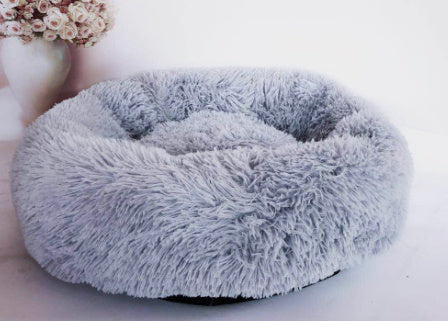 Happy Pet Round Plush Cat Litter Beds