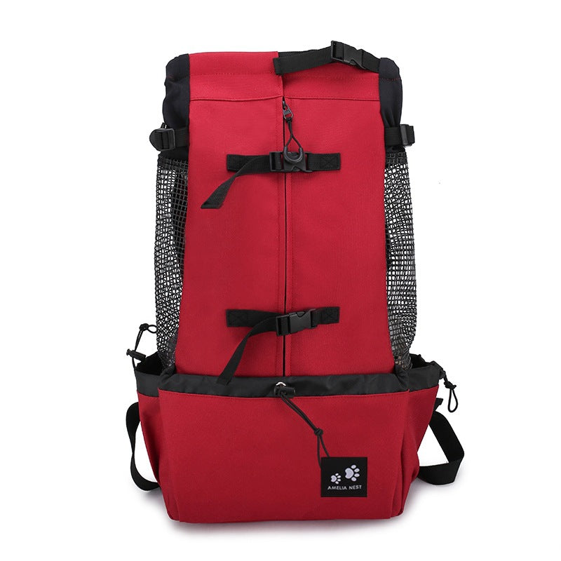 Dog Carrier Backpack – Breathable Portable Travel Bag for Small Dogs