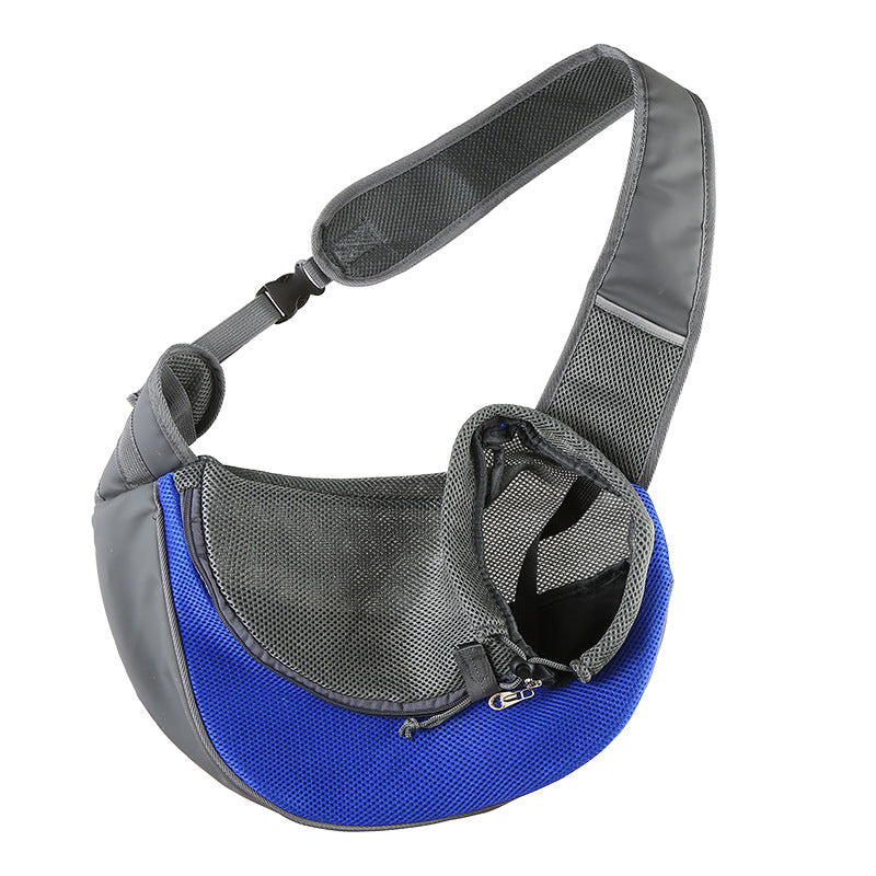 Pet Sling Carrier Bag – Breathable Mesh Travel Bag for Small Dogs & Cats