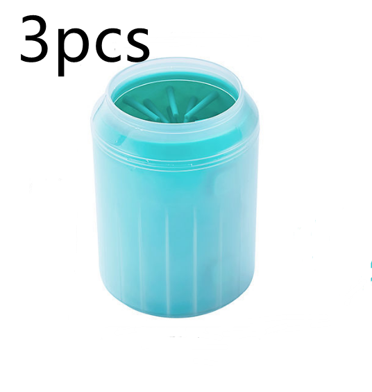 Pet Paw Cleaner Cup – Soft Brush Paw Washer