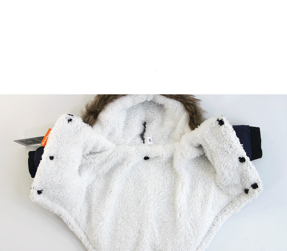 Warm Cotton Pet Coat – Cozy Winter Jacket for Dogs