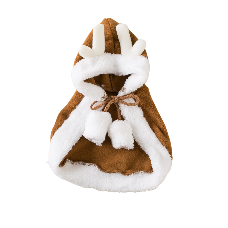 Happy Pet Christmas Cloak Red Shawl