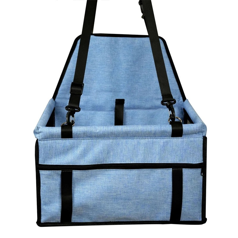 Pet Supplies Folding Hammock Pet Carrier blue color