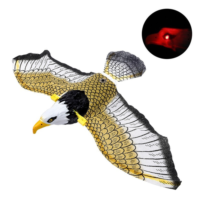 Pet Supplies Interactive Simulation Bird Toy of yellow and white Color for Cats with white background and a circle image of the head
