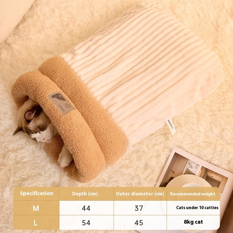 Happy Pet Cat Warm Sleeping Bag