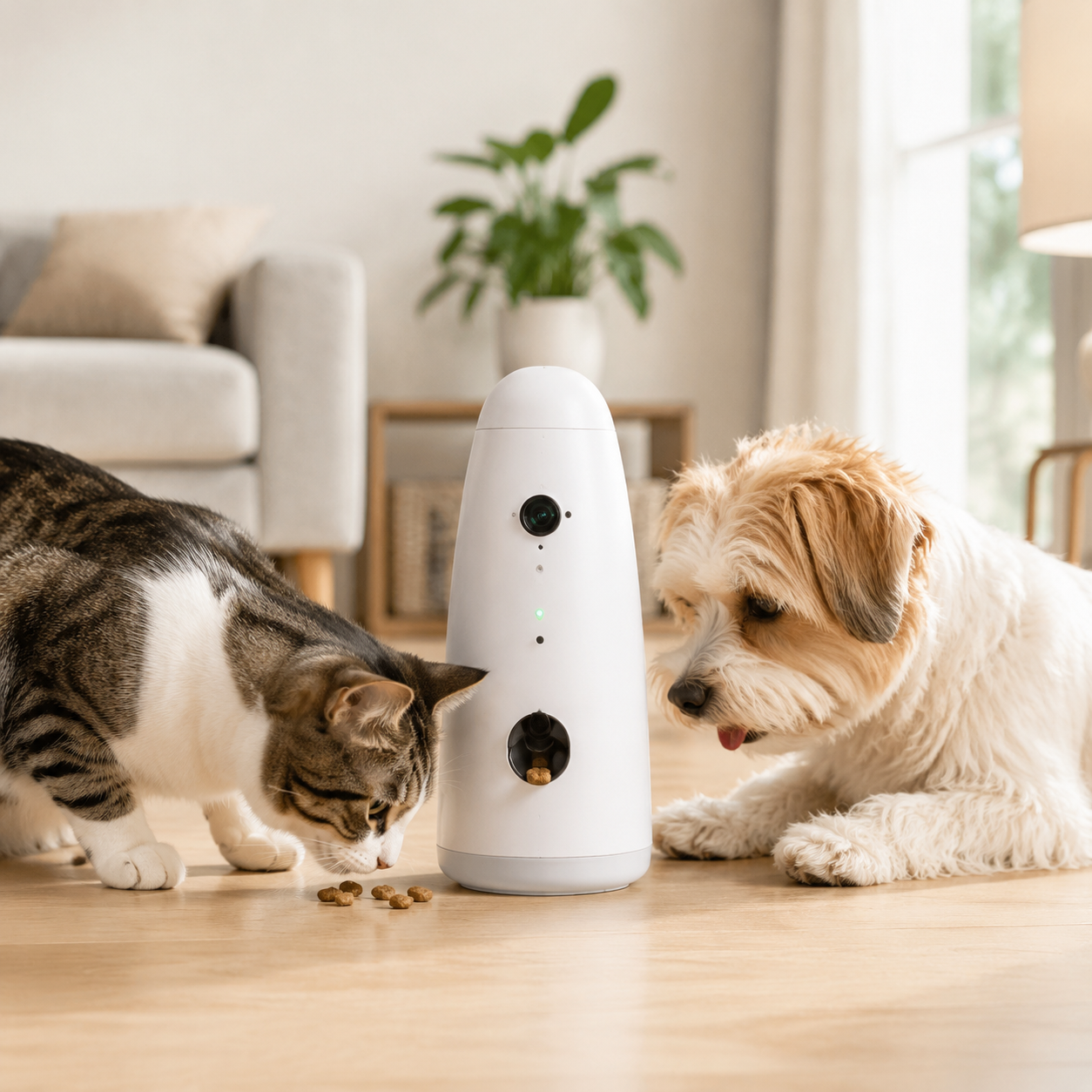 Smart Pet Camera Feeder with Portion Control