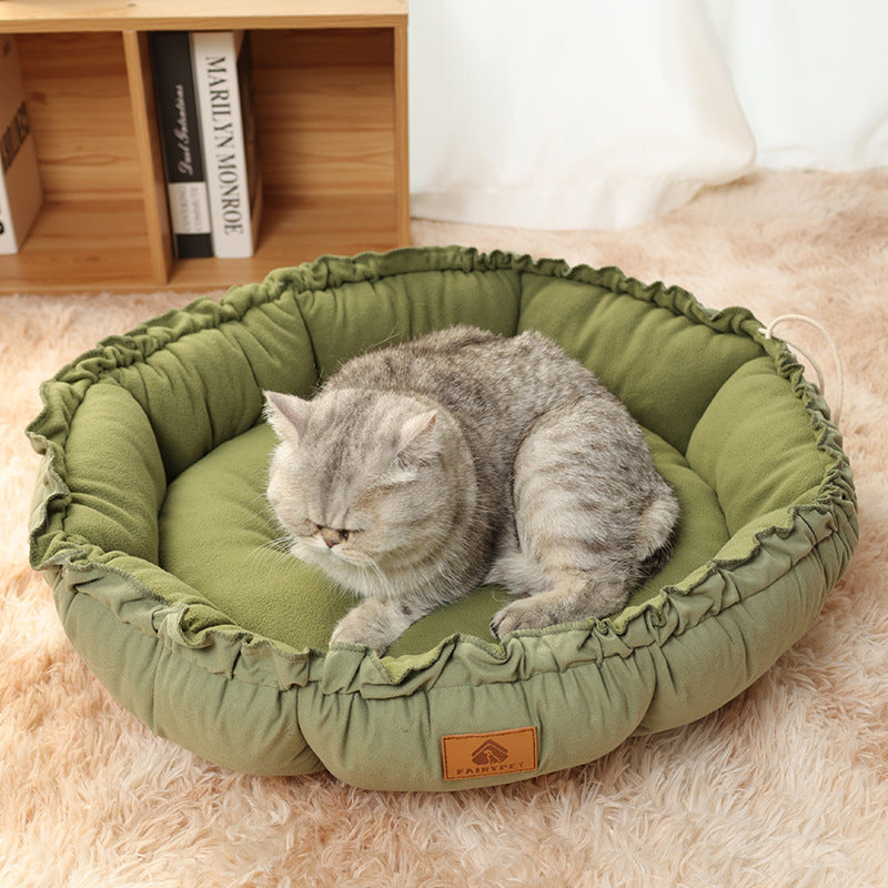 Happy Pet Versatile Dual-Use Design Pet Bed For Puppy And Kitten