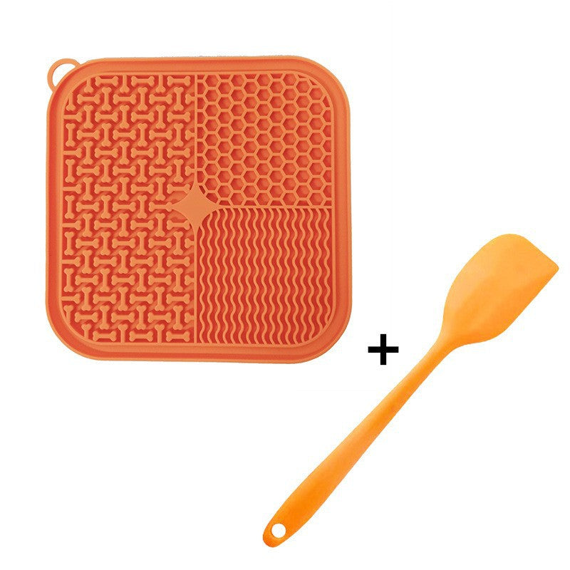Premium Dog Lick Mat with Suction Cups, Slow Feeder Silicone Pet Feeding Mat for Dogs and Cats, Anxiety Relief, Healthy Digestion and Grooming Aid