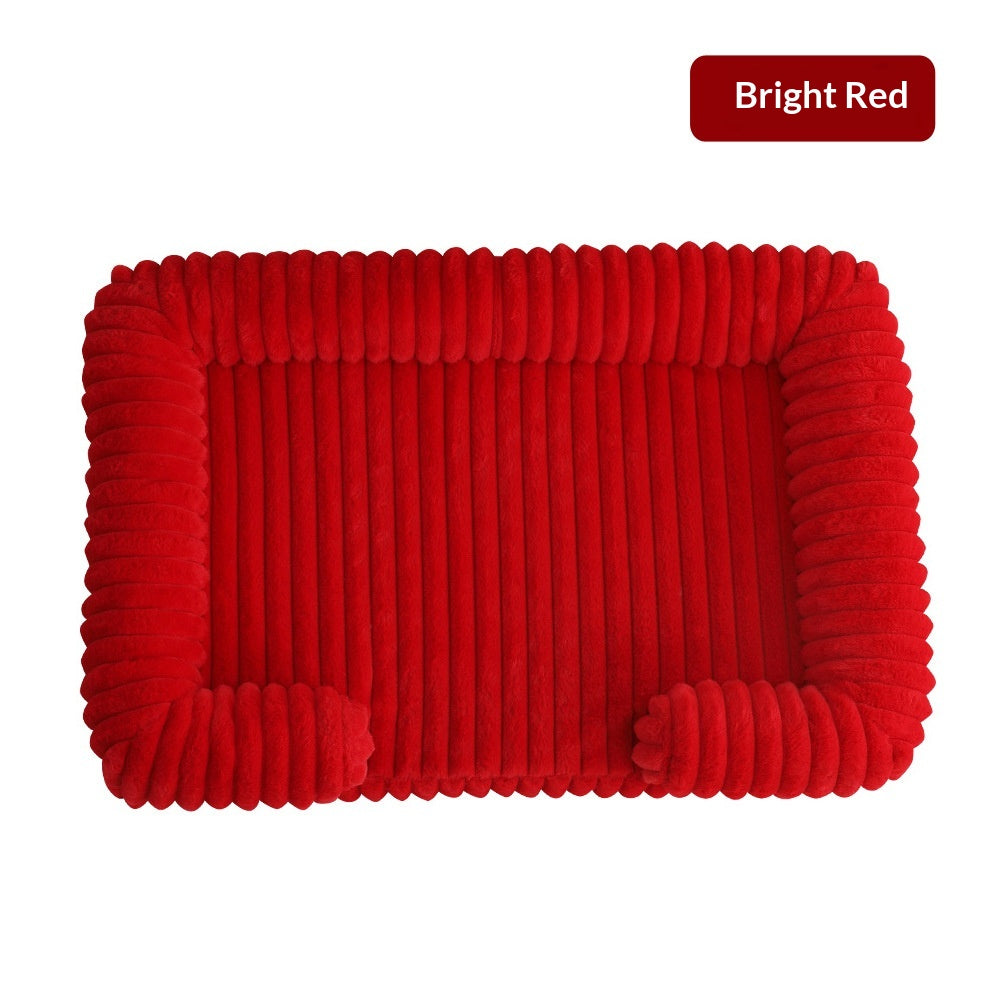 Large Dog Bed – Soft Washable Pet Mat & Cozy Sleeping Bed
