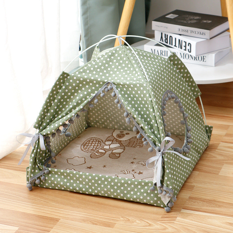 Happy Pet Cat Tent Enclosed Bed