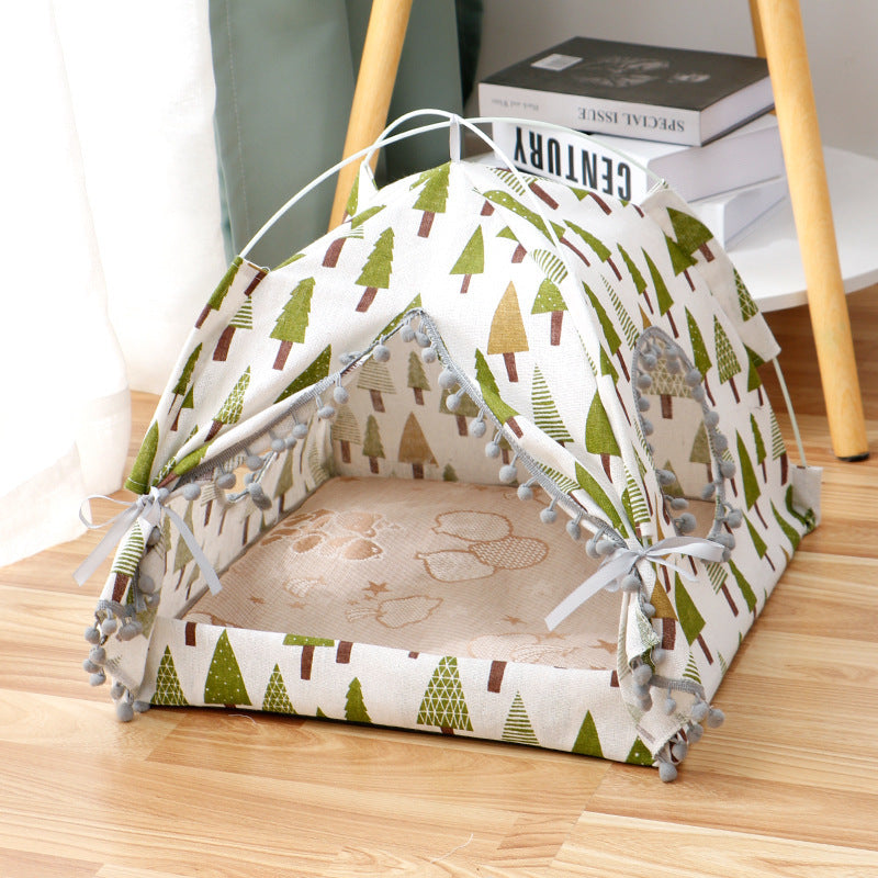 Happy Pet Cat Tent Enclosed Bed