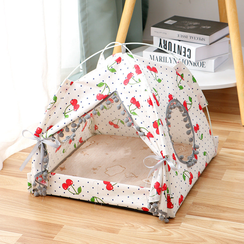 Happy Pet Cat Tent Enclosed Bed