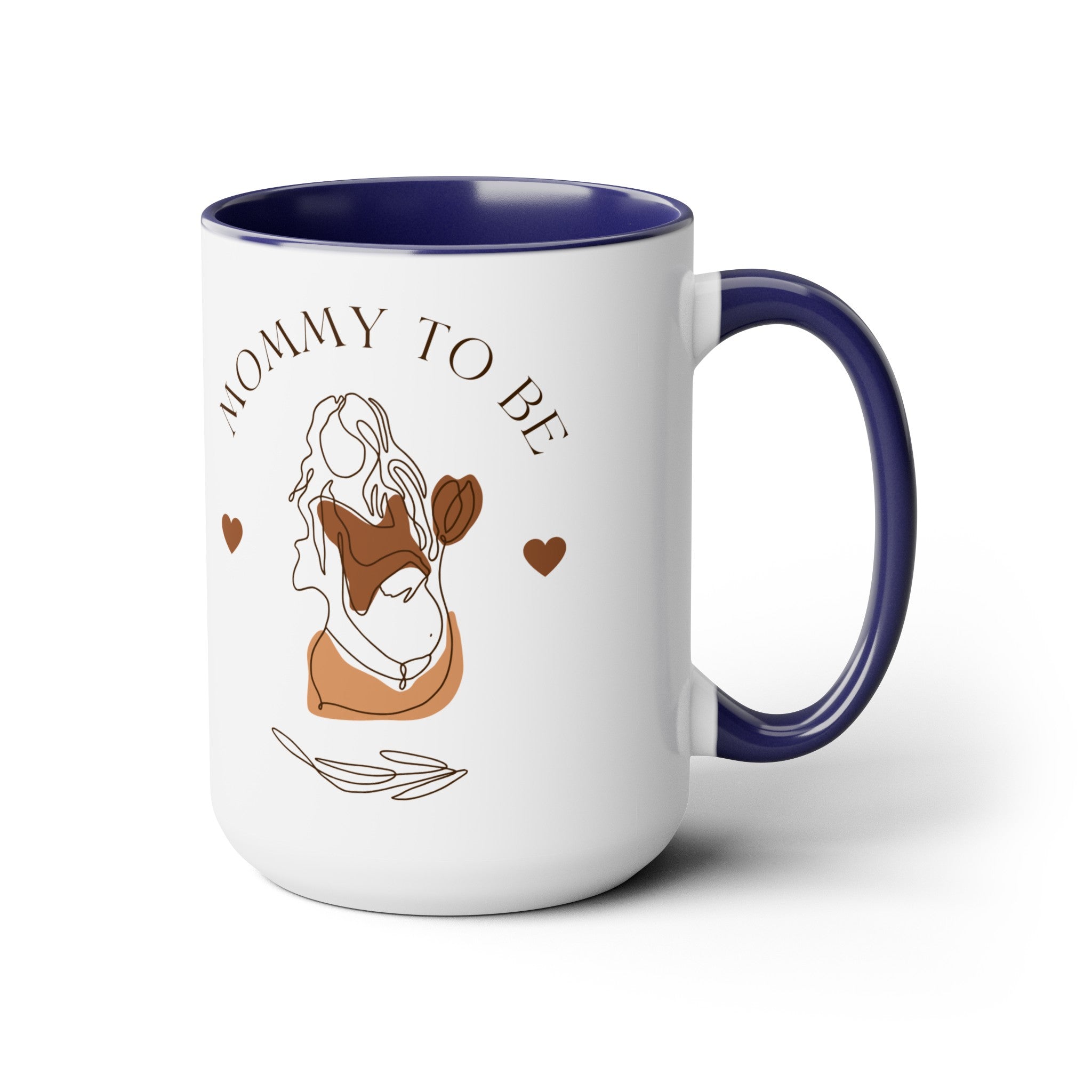 Two-Tone Coffee Mugs, 15oz