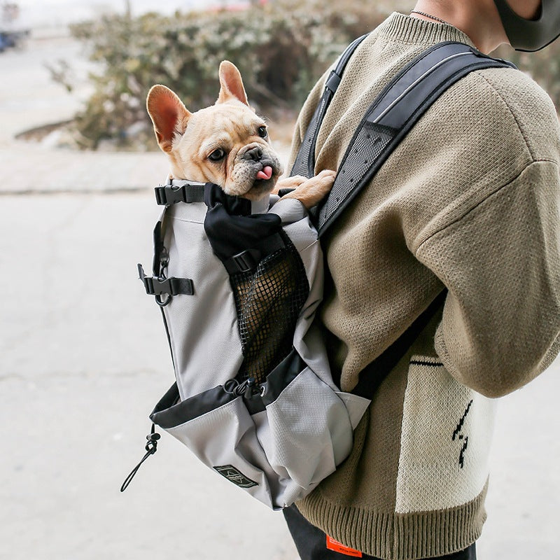 Dog Carrier Backpack – Breathable Portable Travel Bag for Small Dogs