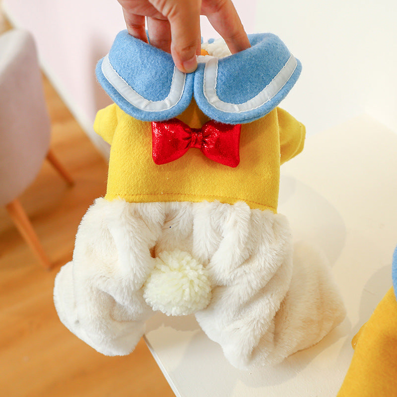 Plush Warm Dog Coat – Thick Winter Jacket for Dogs
