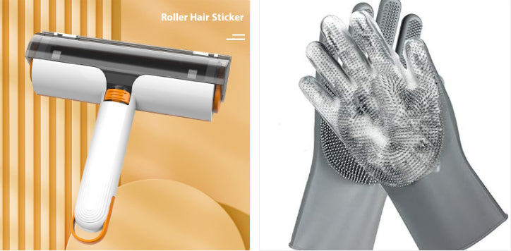 Pet Hair Remover Roller – Reusable Washable Lint & Fur Removal Brush