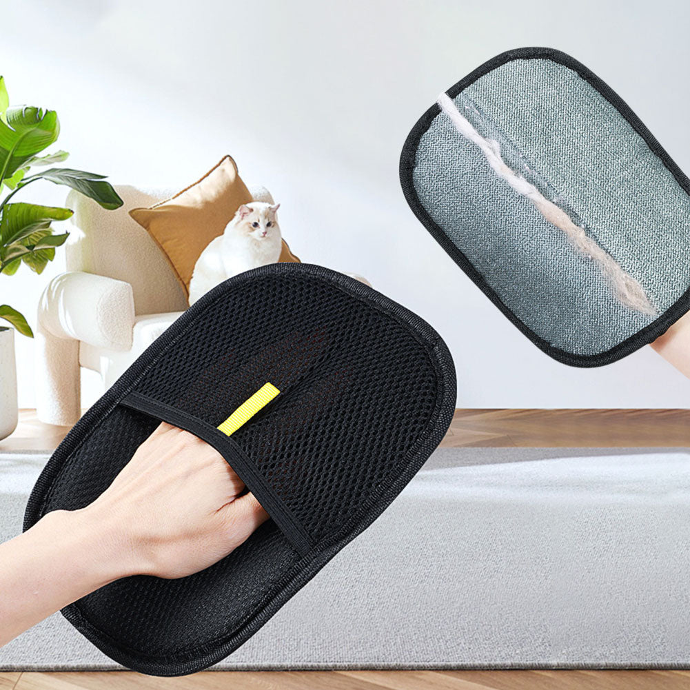 Pet Hair Remover Glove – Dual-Sided Deshedding Grooming Mitt for Dogs & Cats