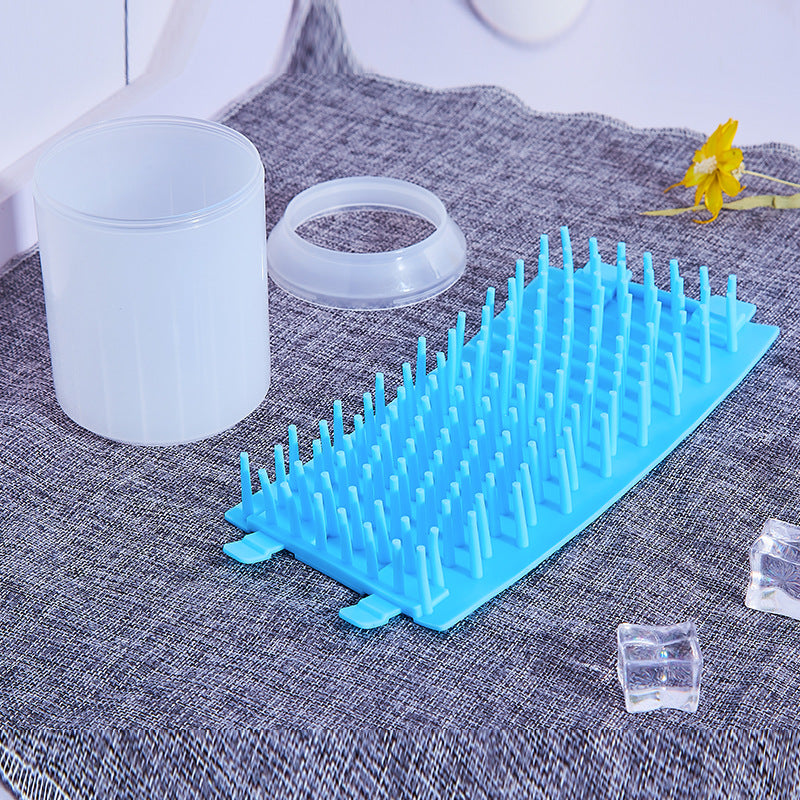 Pet Paw Cleaner Cup – Soft Brush Paw Washer