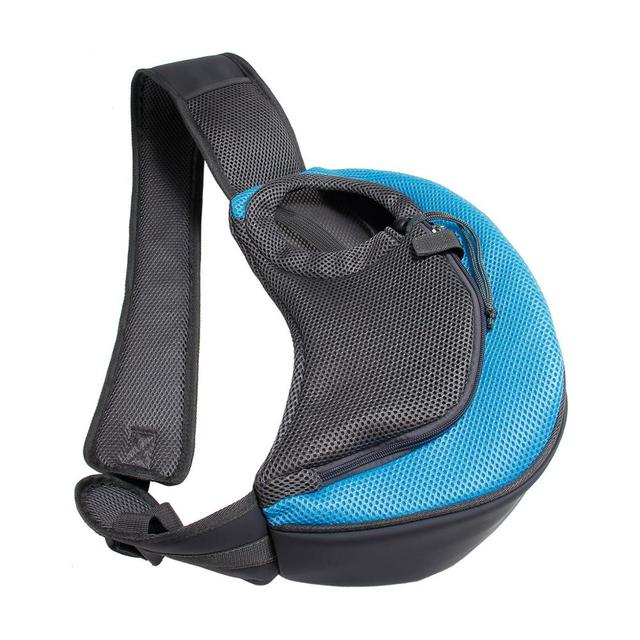 Pet Sling Carrier Bag – Breathable Mesh Travel Bag for Small Dogs & Cats
