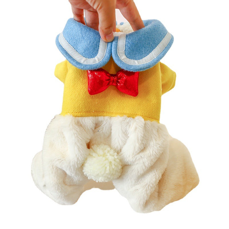 Plush Warm Dog Coat – Thick Winter Jacket for Dogs