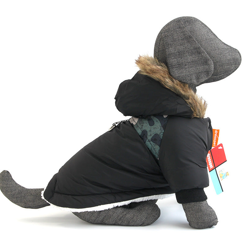 Warm Cotton Pet Coat – Cozy Winter Jacket for Dogs