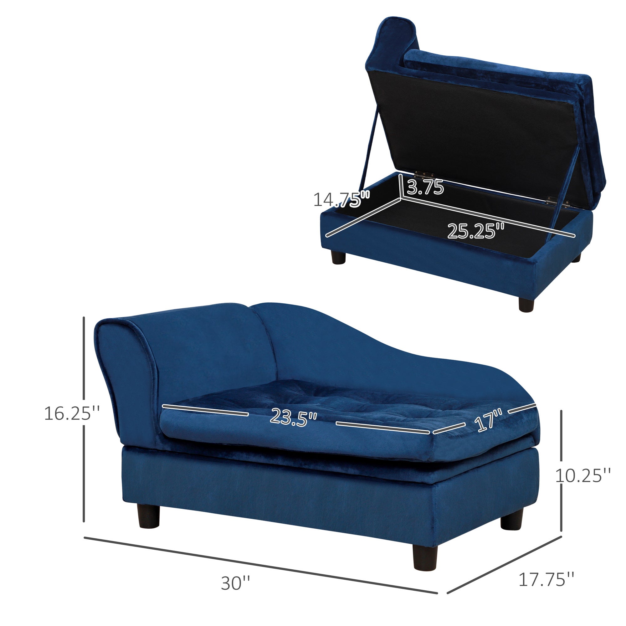 Happy Pet Luxury Small Dog Bed