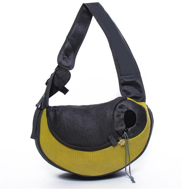 Pet Sling Carrier Bag – Breathable Mesh Travel Bag for Small Dogs & Cats