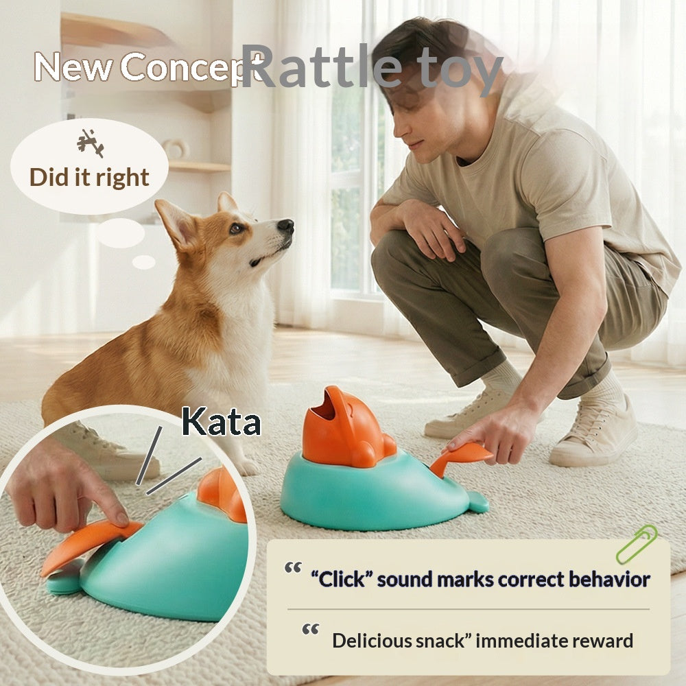Little Whale Interactive Slow Feeder Toy – Food & Treat Dispensing Puzzle for Cats & Dogs