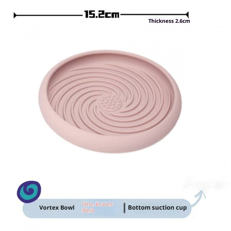 Dog Slow Feeder Bowl Silicone Lick Mat, Interactive Pet Feeding Mat for Dogs and Cats, Non-Slip Slow Eating Bowl for Anxiety Relief and Healthy Digestion