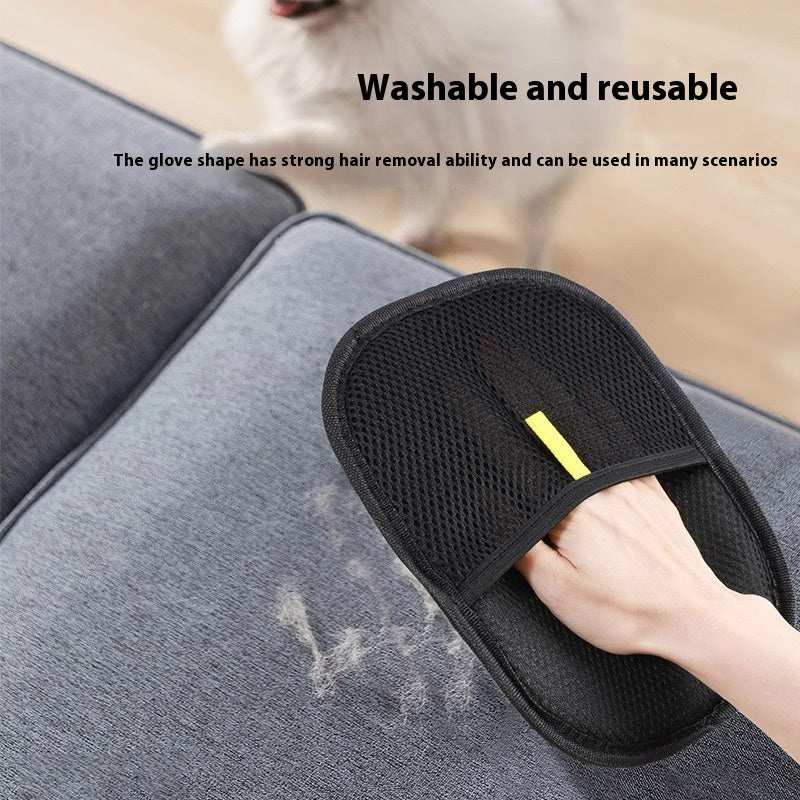 Pet Hair Remover Glove – Dual-Sided Deshedding Grooming Mitt for Dogs & Cats
