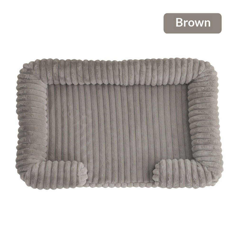 Large Dog Bed – Soft Washable Pet Mat & Cozy Sleeping Bed