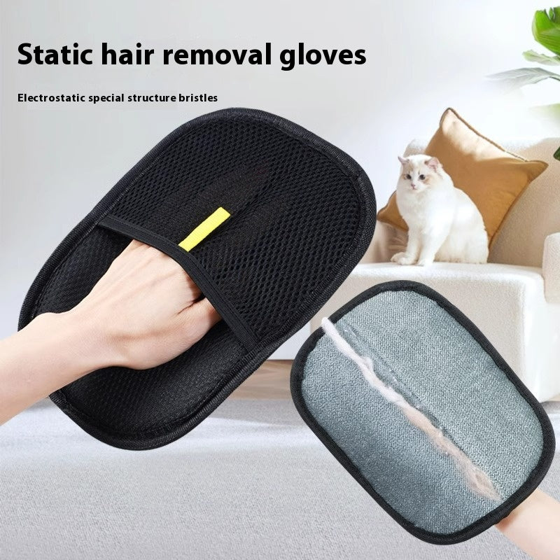 Pet Hair Remover Glove – Dual-Sided Deshedding Grooming Mitt for Dogs & Cats