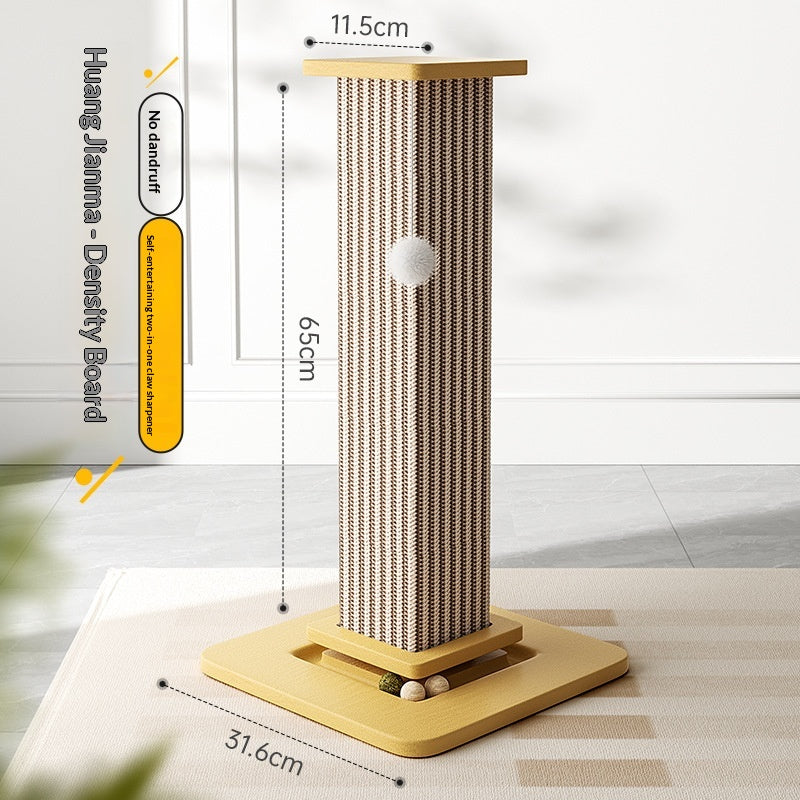 Cat Scratching Post – Natural Sisal Self-Play Scratch & Climbing Toy