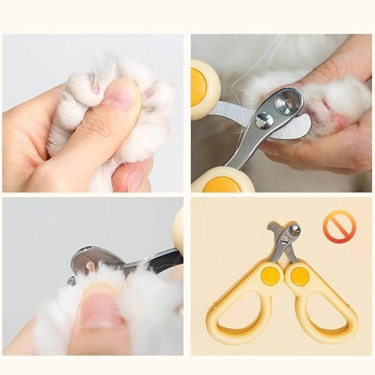 Pet Nail Clippers – Precision Cat & Small Dog Nail Trimmer