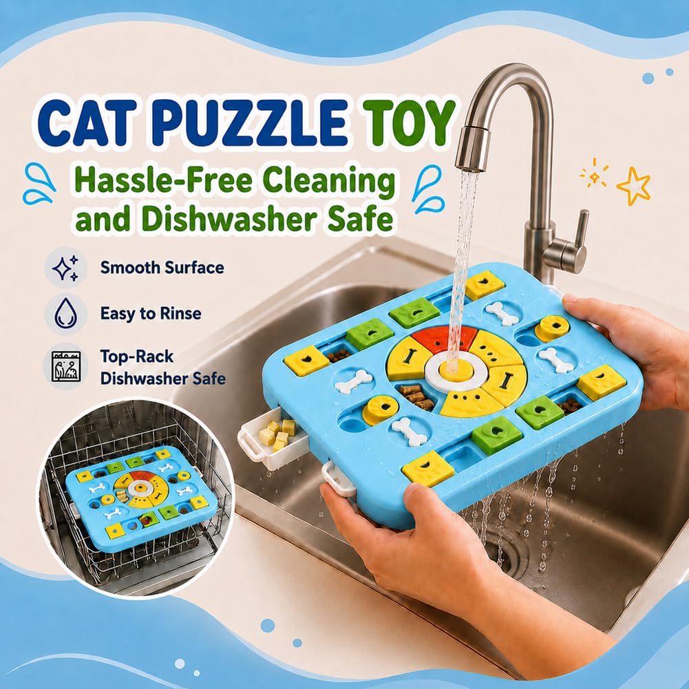 Interactive Dog Puzzle Toy – Treat Dispenser & Slow Feeder