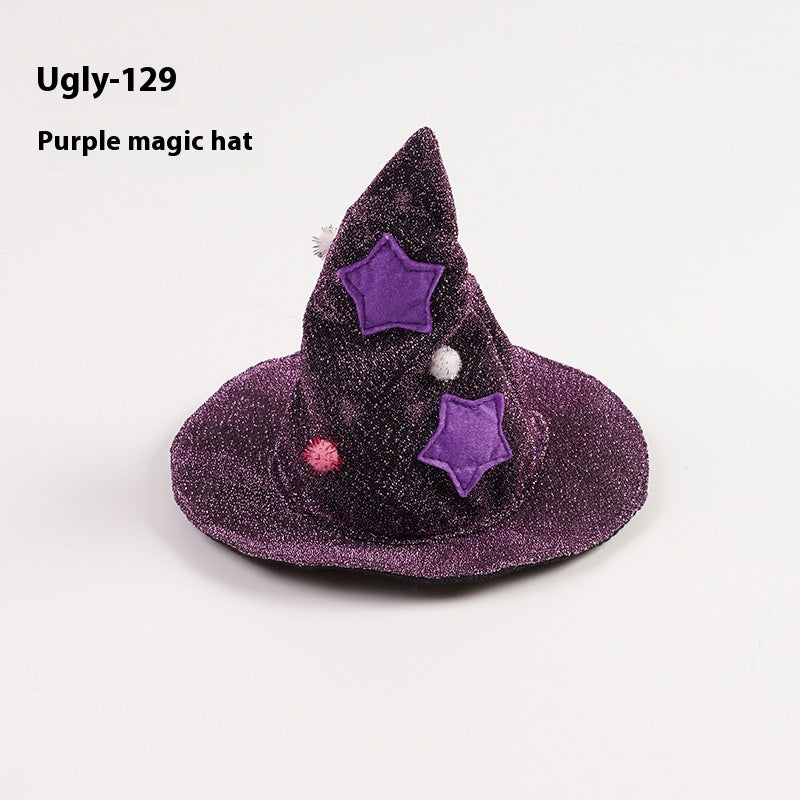Magic Cloak Pet Costume – Purple Hat & Cape