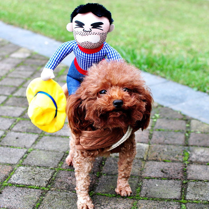 Red Halloween Dog Costume – Adjustable Scary Pet Outfit