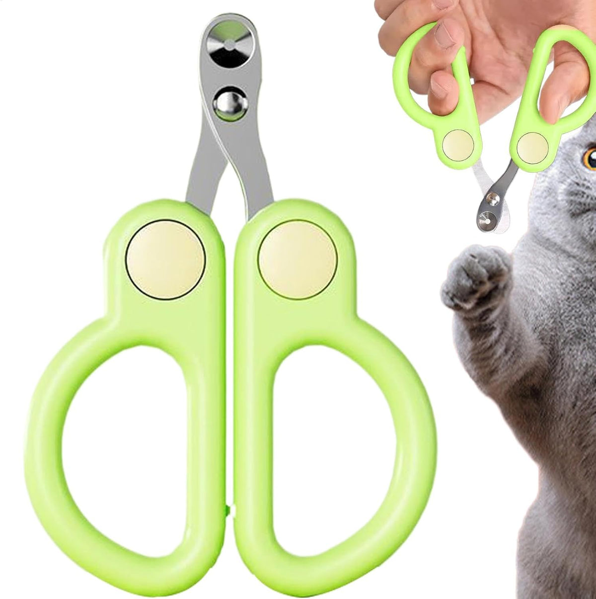 Pet Nail Clippers – Precision Cat & Small Dog Nail Trimmer