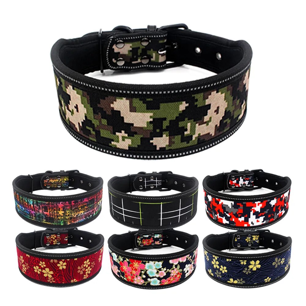 Reflective Puppy Big Dog Collar