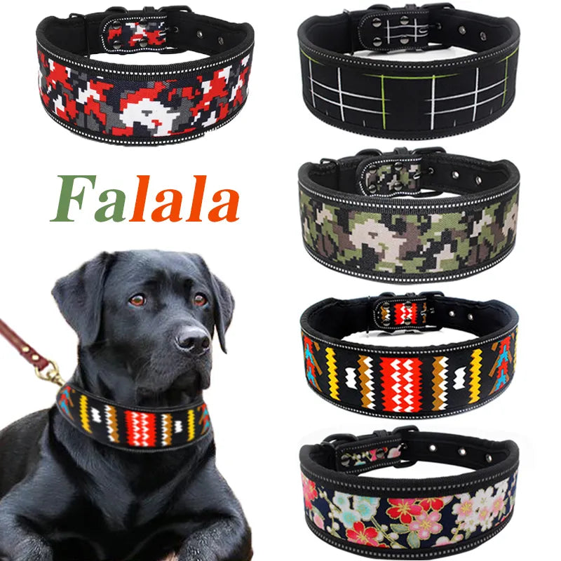 Reflective Puppy Big Dog Collar