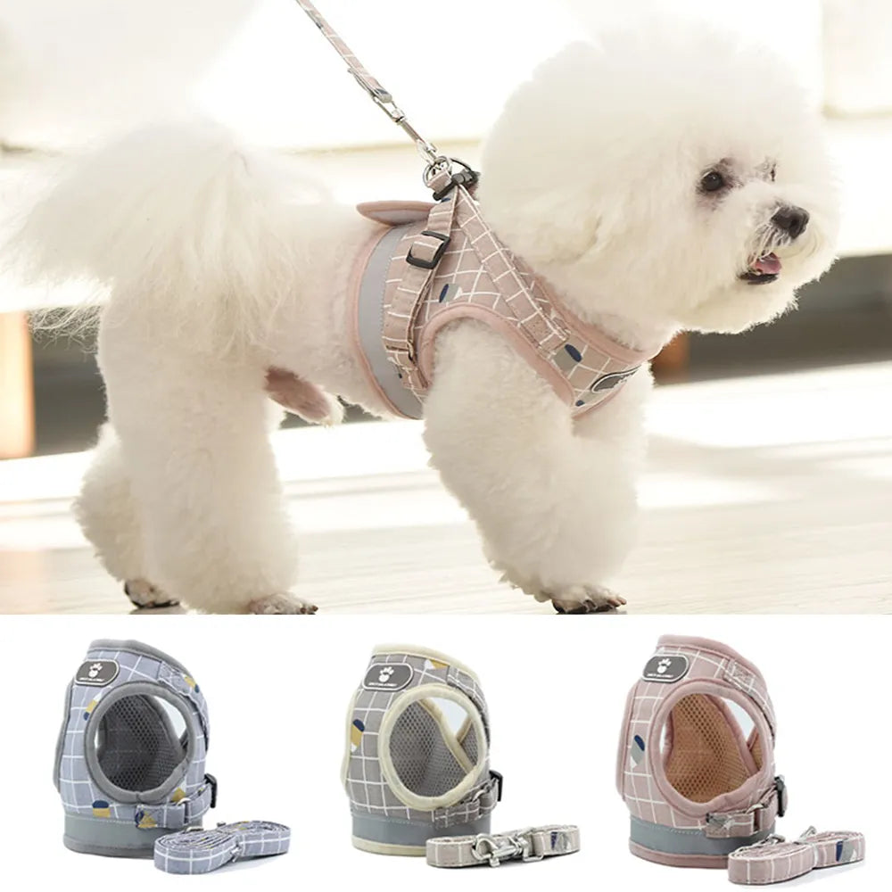 Dog Harness Reflective Puppy Kitten Collars